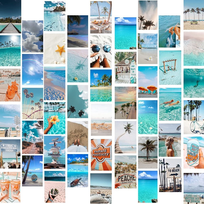 Buy 100 Jpgs Digital Downloadsummer Vibes Beach Wall Collage Kit Online in  India  Etsy
