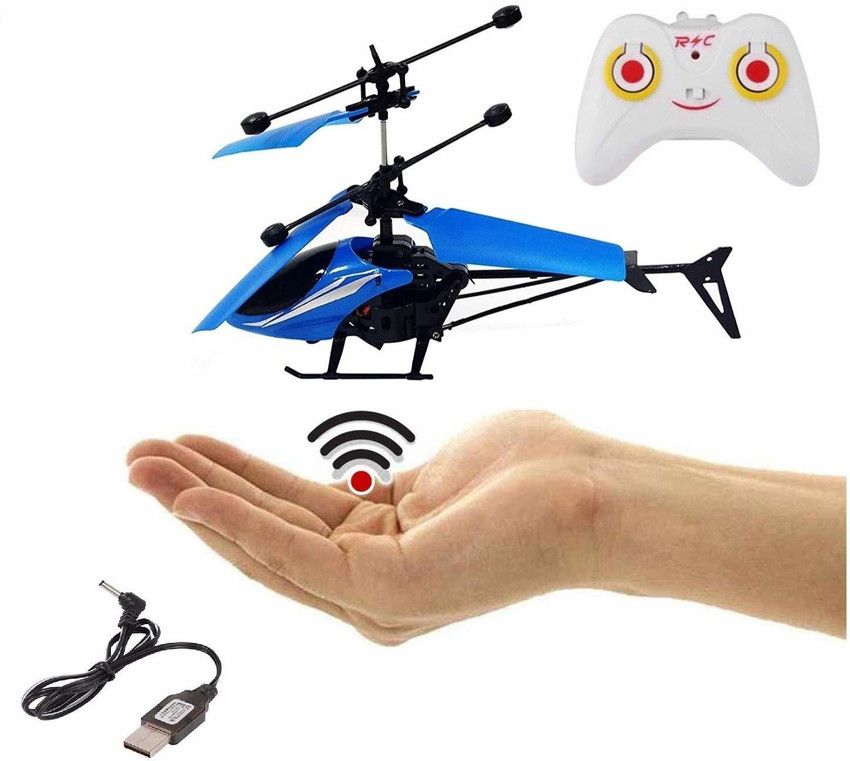 Remote control helicopter charging top