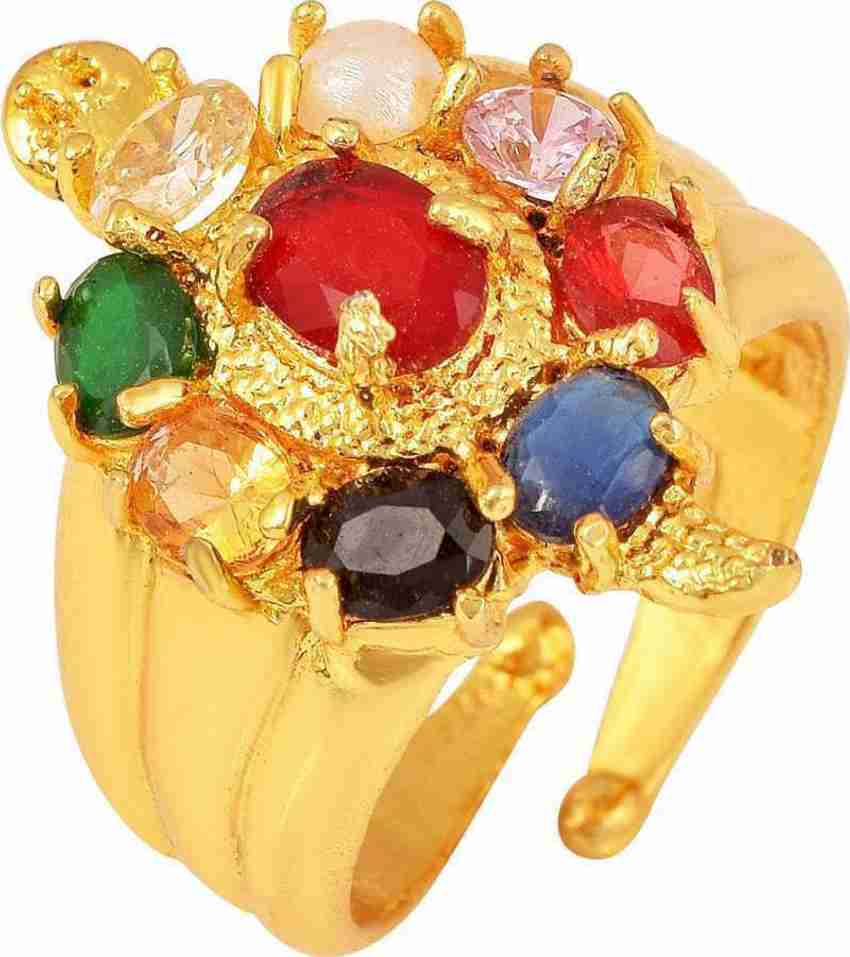 Tortoise navaratna ring hot sale