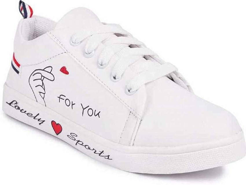 Flipkart white shoes for girl online
