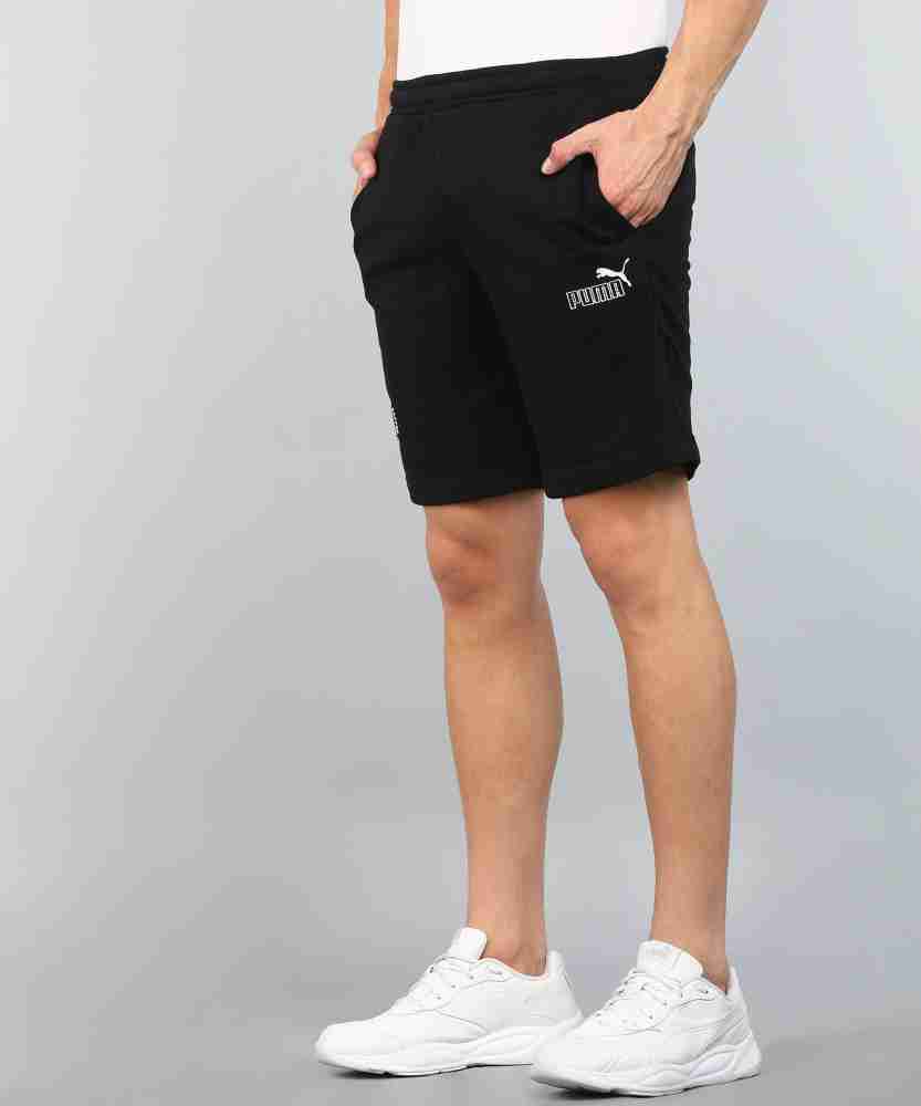 Black Solid Shorts PUMA Prices Buy Best Sports in Sports at India - Shorts PUMA Solid Online Men Black Men