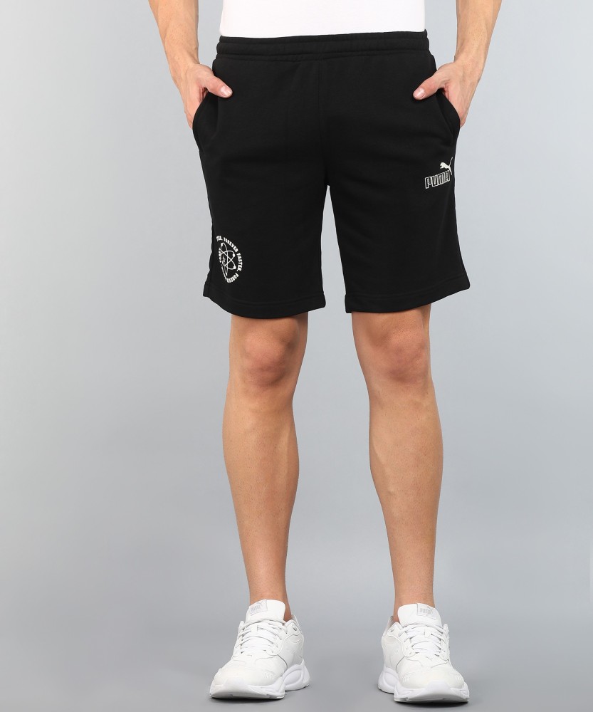 PUMA Solid Men Black Men Prices Black India Best in Sports Solid Sports Online PUMA Buy Shorts Shorts - at