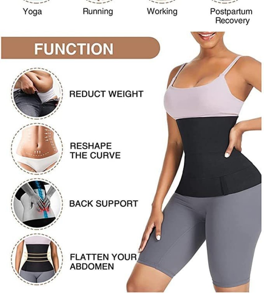 Buy SHOPOGENIX Slim Belt for Women Belly Fat Elastic Waist Shaper for  Weight and Flat Belly Tummy Reduction Belt for After Delivery Slimming Tummy  Fat Waist Shape Wear and HIPS Slim (3