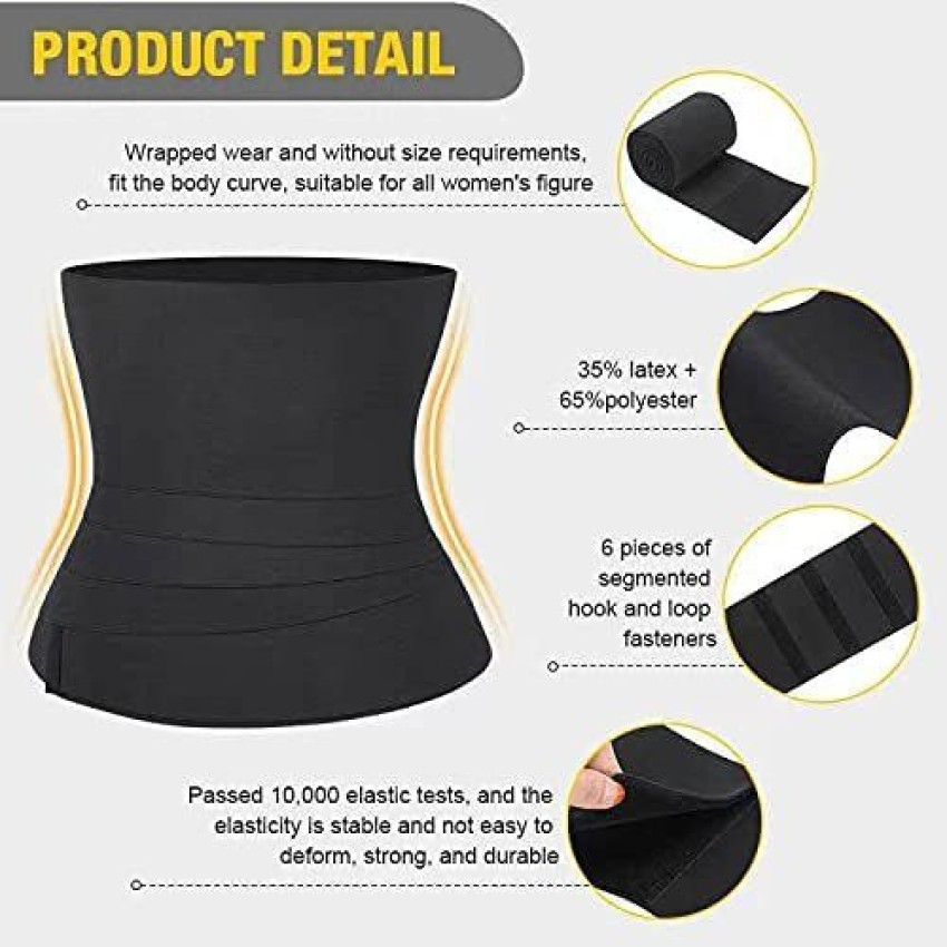 Weight Loss Flat Belly Belt Body Shaper Abdominal Belt After Delivery for  Tummy Reduction Tummy Wrap