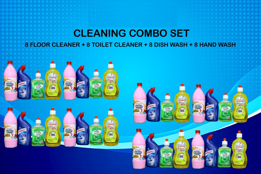 hydesh Glass & Floor Cleaner, Bathroom Cleaner, Dish Wash, Hand Wash, Toilet  Cleaner Regular Liquid Toilet Cleaner Price in India - Buy hydesh Glass &  Floor Cleaner, Bathroom Cleaner, Dish Wash, Hand