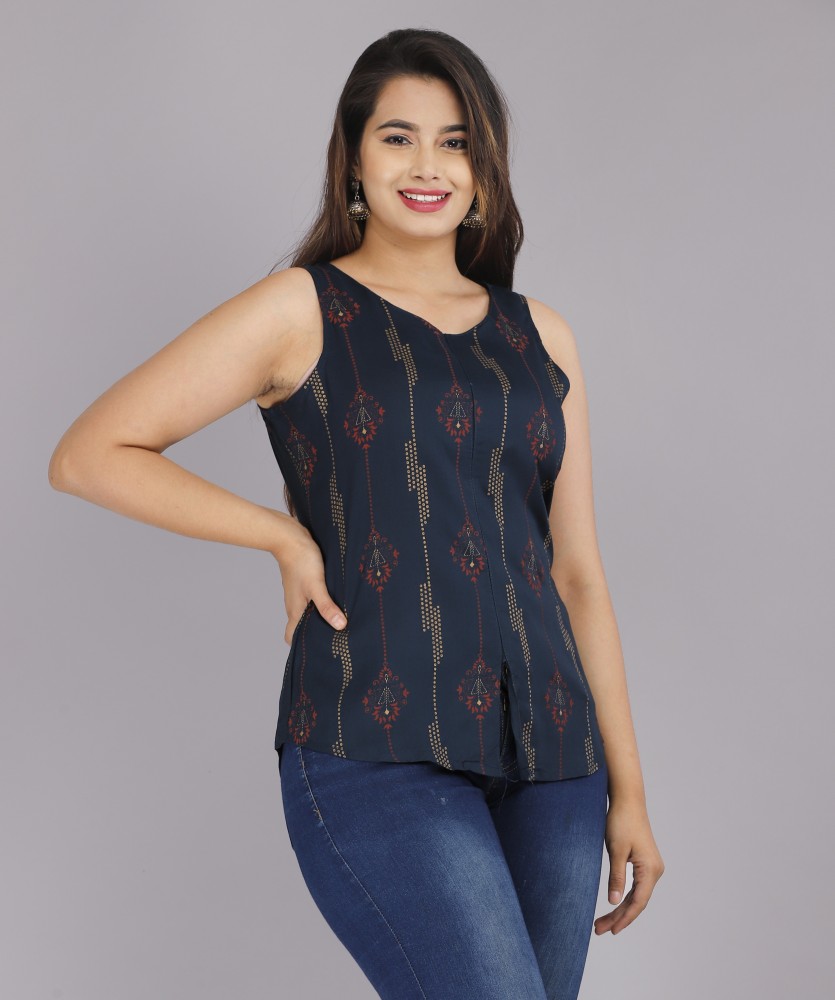 Buy Trendy Women's & Ladies Sleeveless Tops Online in India - NNNOW