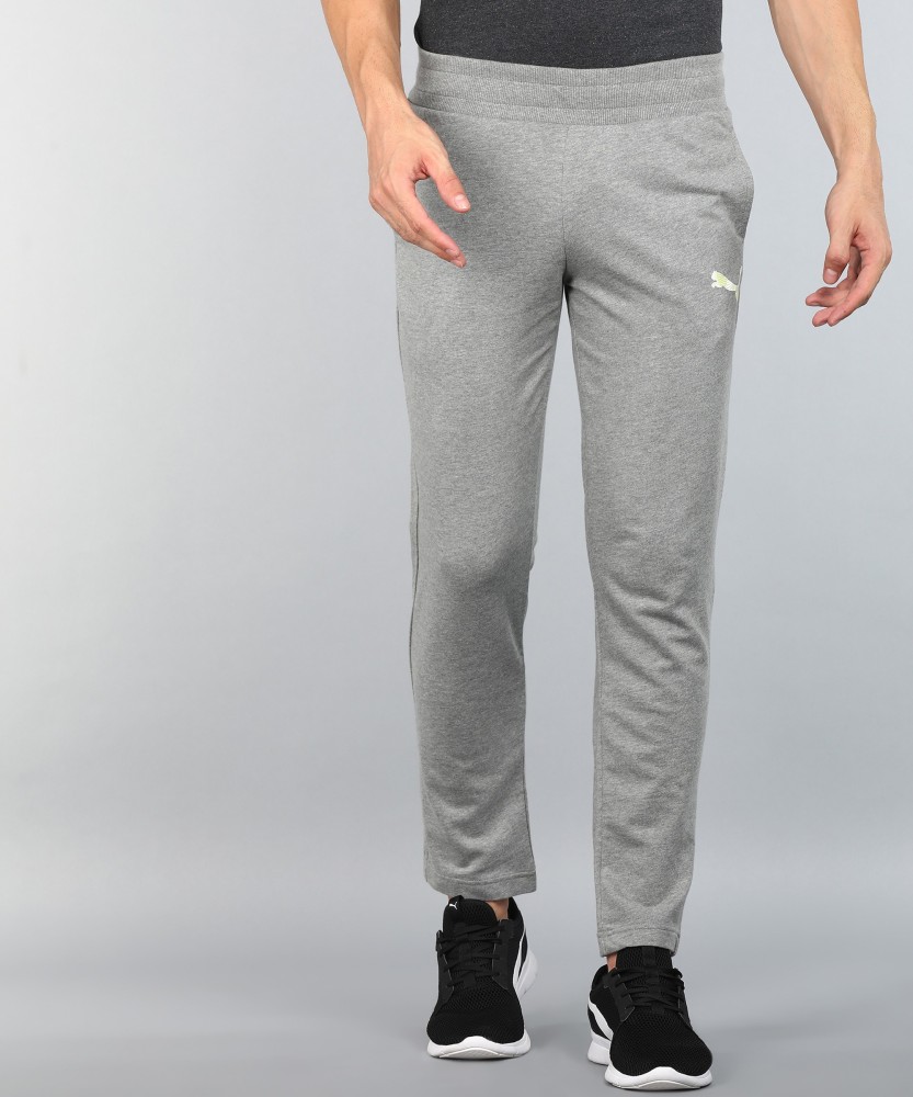 PUMA Patterned Cat Logo Pants OH Solid Women Grey Track Pants