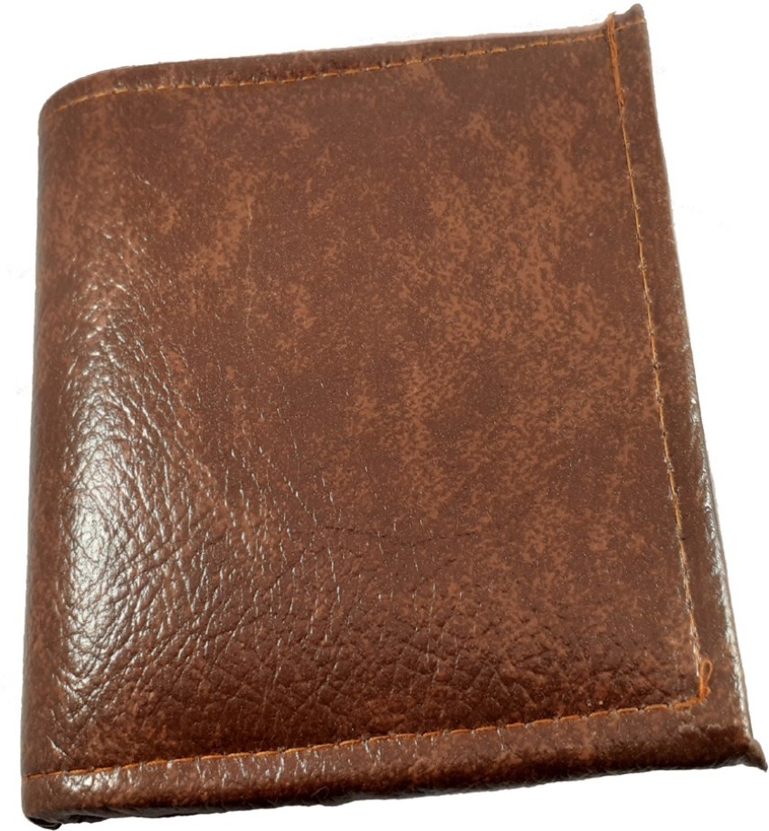 APM Men Brown Genuine Leather Wallet Brown Price in India