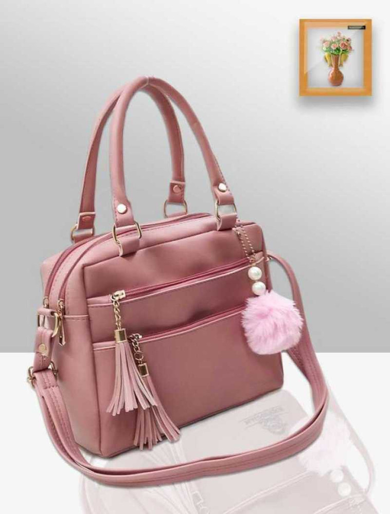 Peach color handbags shop