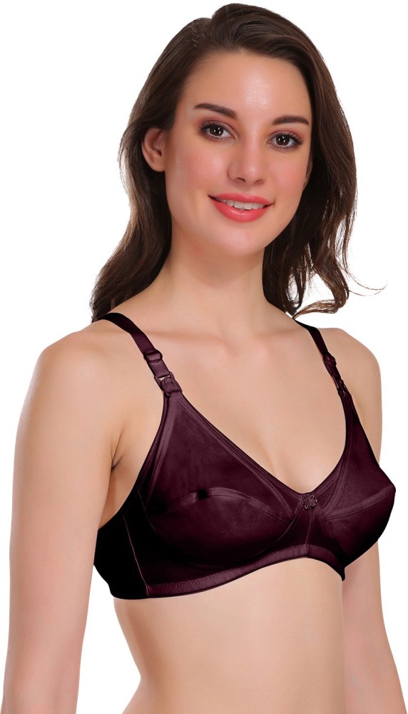 Pooja Ragenee Womens Cotton Full Coverage D Cup Bra (Pack Of 2)
