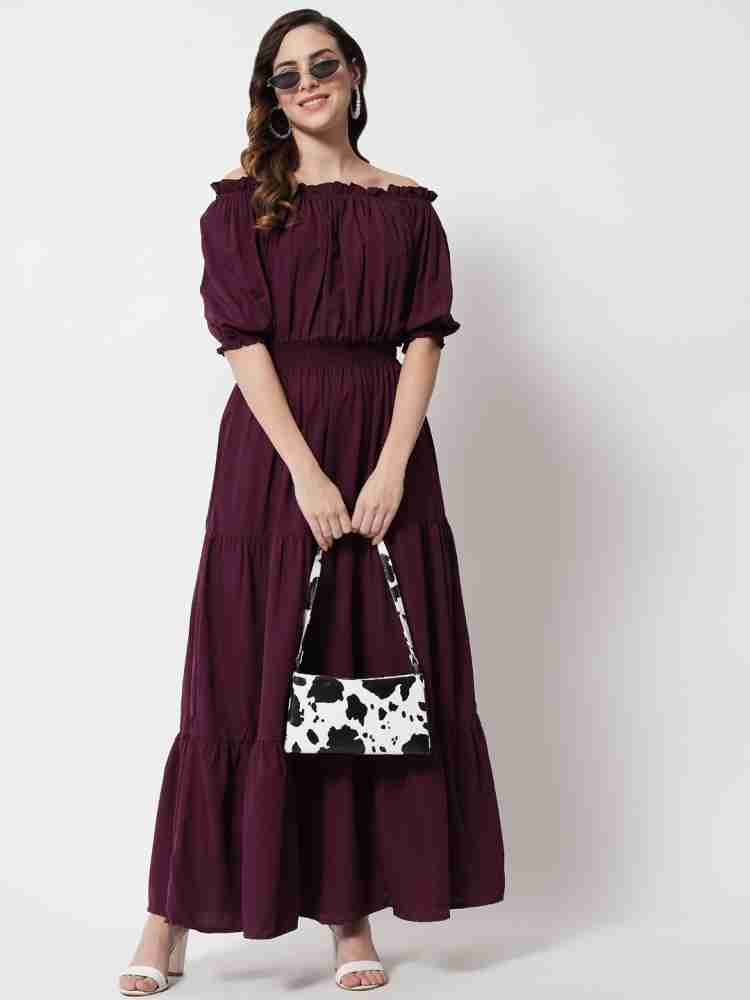 Korean long frock on sale design