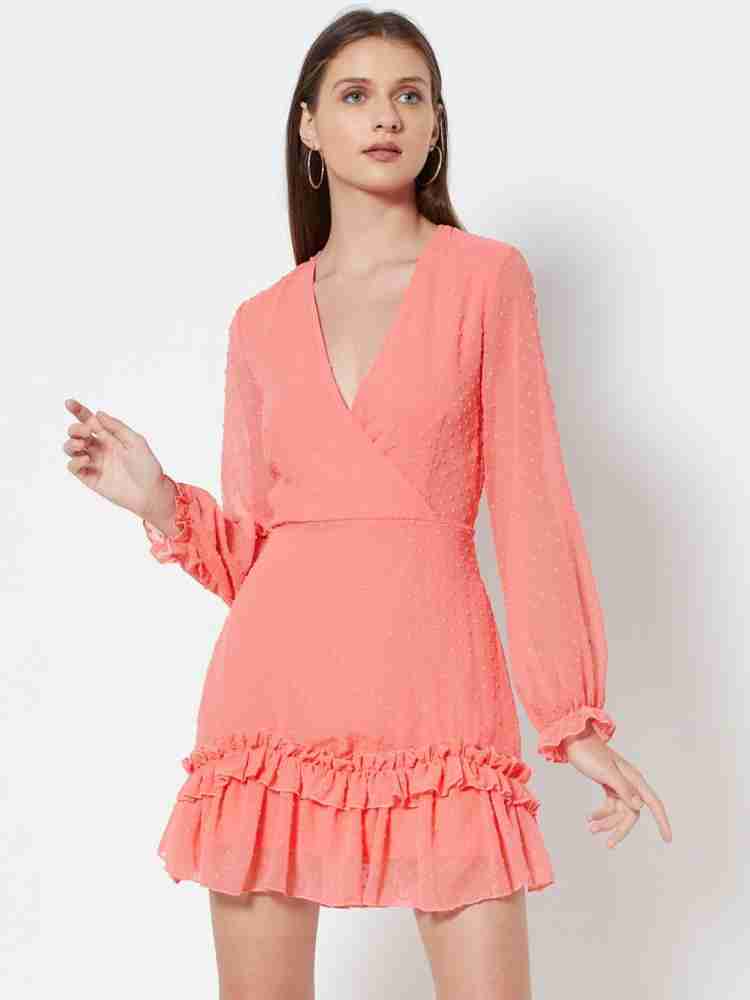 Urbanic Women Fit and Flare Red Dress - Buy Urbanic Women Fit and Flare Red  Dress Online at Best Prices in India