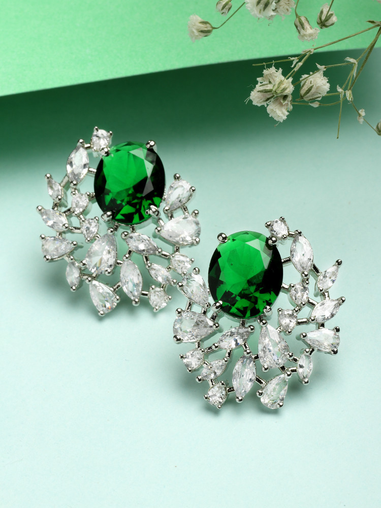 American diamond earrings flipkart sale