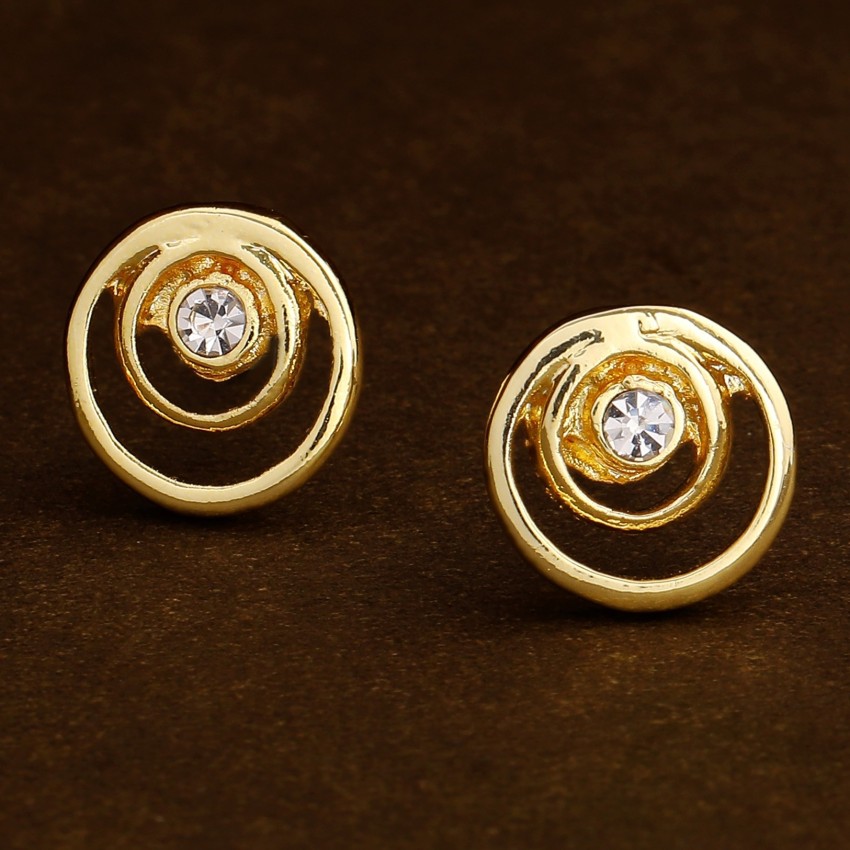 Concentric Earrings in Gold