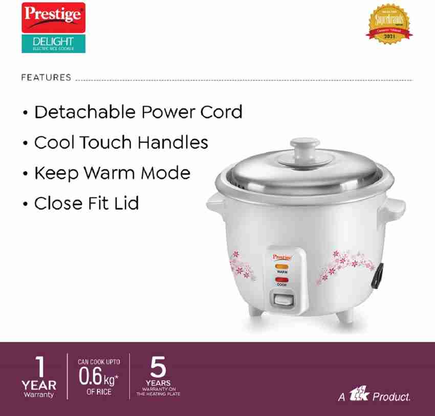 Prestige 0.5 litre rice cooker top