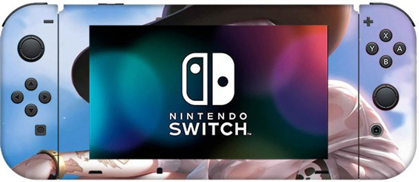 GADGETSWRAP 2505SHFL 2212 pirate girl art for Nintendo Switch