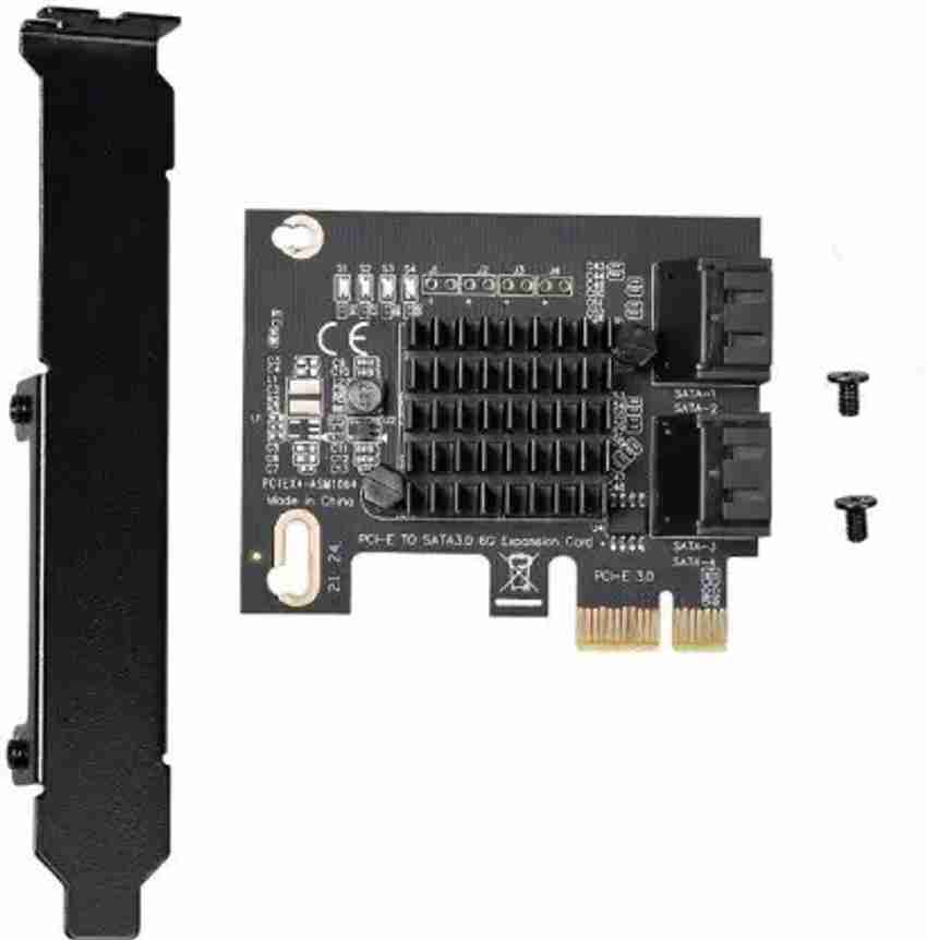 Etzin NVIDIA NVIDIA 6 Port SATA 3 PCI Express Expansion Card EPL