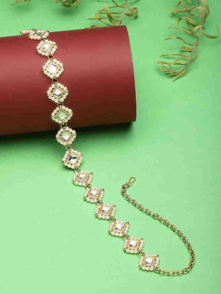 Buy Gold Hair Accessories for Women by Karatcart Online