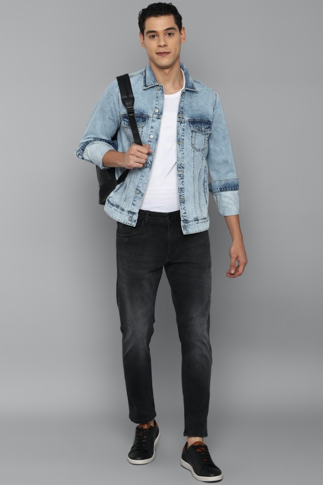 Allen solly jeans jacket best sale