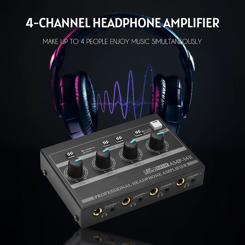 4 channel headphone mixer sales