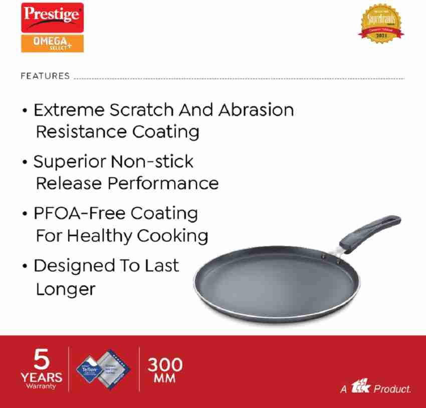 Prestige Scratch resistant Dishwasher Safe Cast Iron Dosa Tawa Of 300 mm