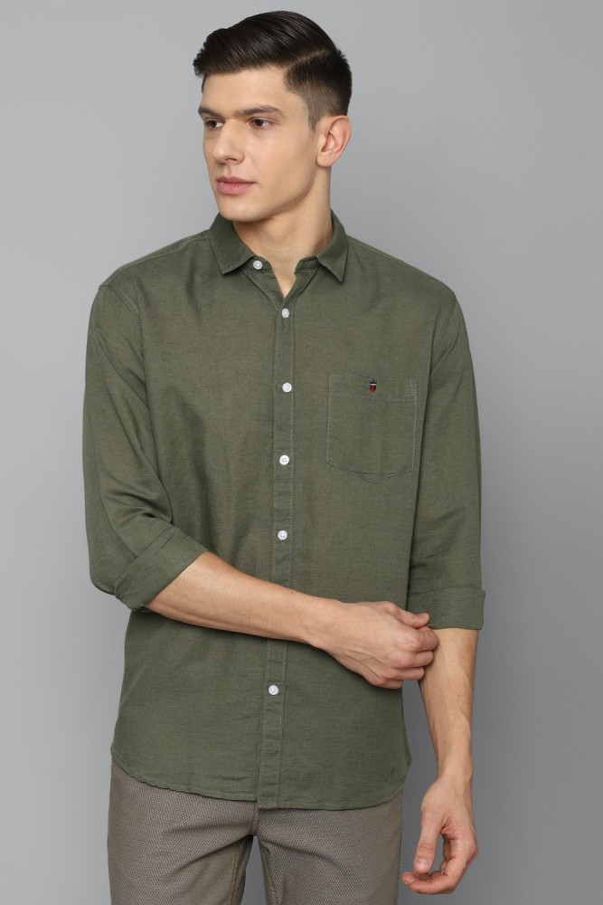 Buy Olive Green Shirts for Men by LOUIS PHILIPPE Online