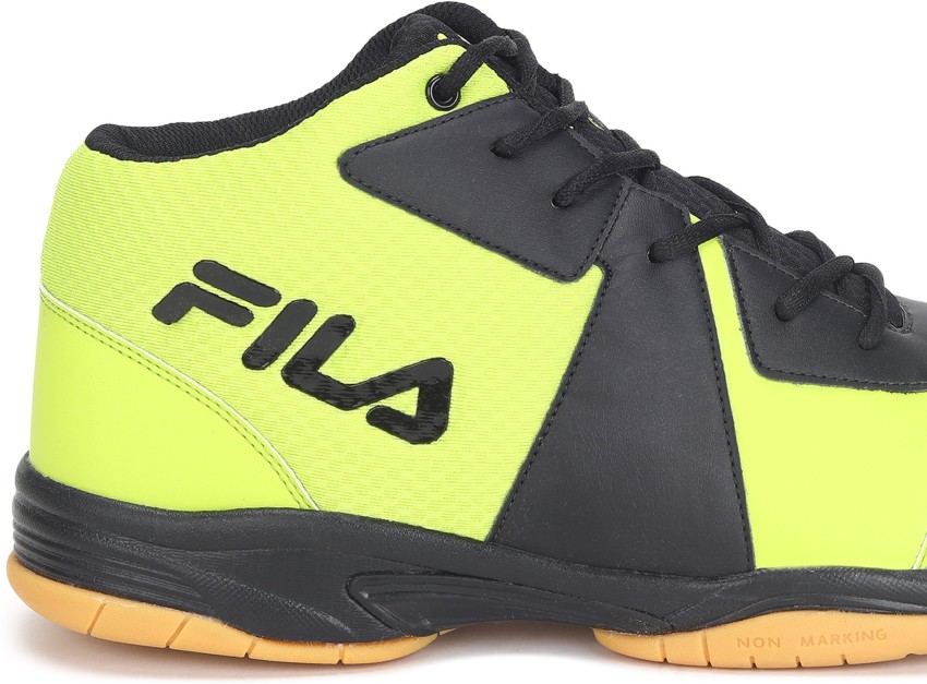 fila sock shoes mens yellow