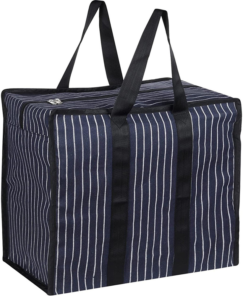 DING DONG Expandable Canvas Shopping Bags for Carry Milk Grocery