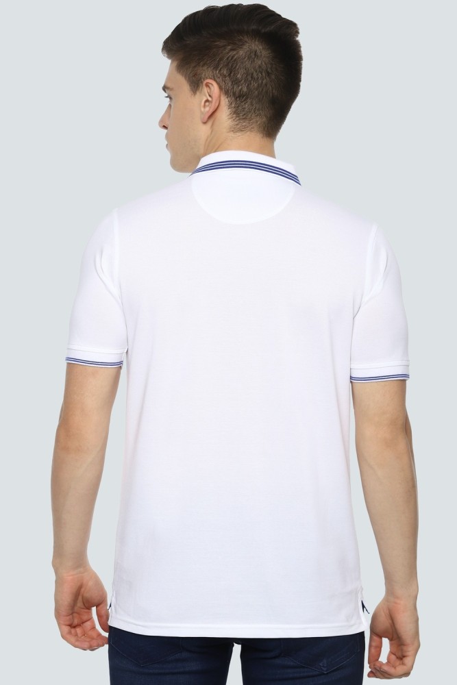 Buy LOUIS PHILIPPE Solid Cotton Polo Men's T-Shirt