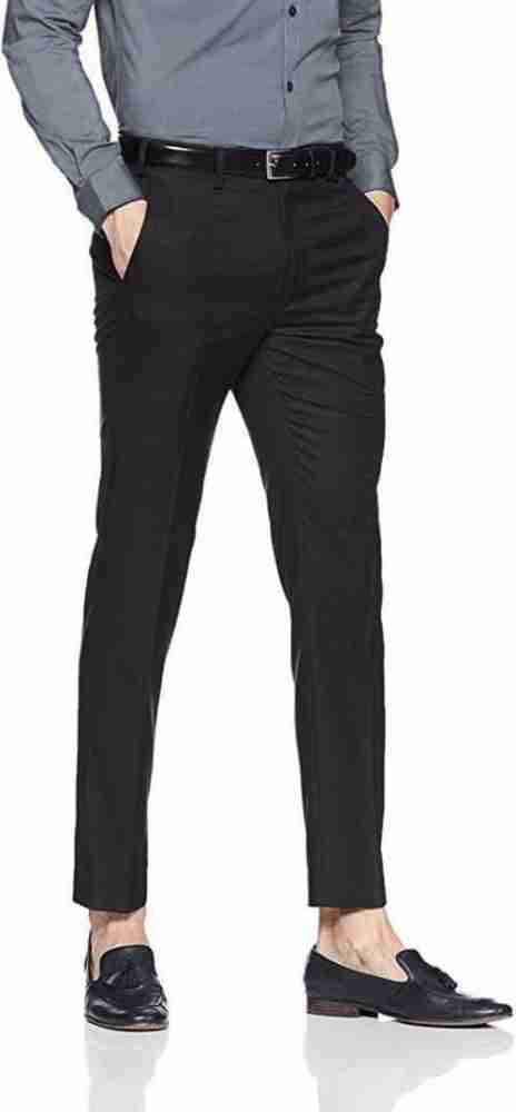 SLC Formal Trousers/ Formal Pant Regular Fit Men Black Trousers - Buy SLC  Formal Trousers/ Formal Pant Regular Fit Men Black Trousers Online at Best  Prices in India