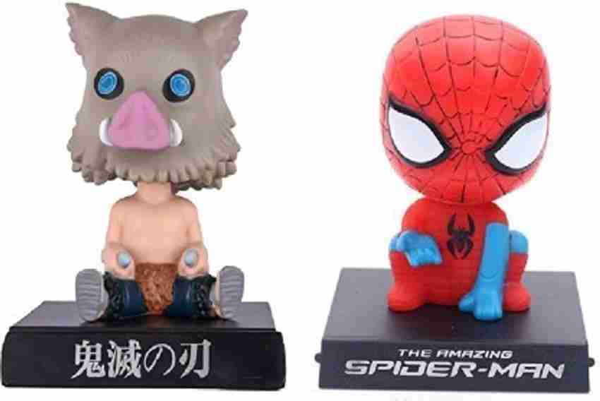 gtrp Pig Face Ninja With Baby Spider man Big Size Bobble Head Pig Face Ninja With Baby Spider man Big Size Bobble Head Buy Comics Cartoon toys in India. shop