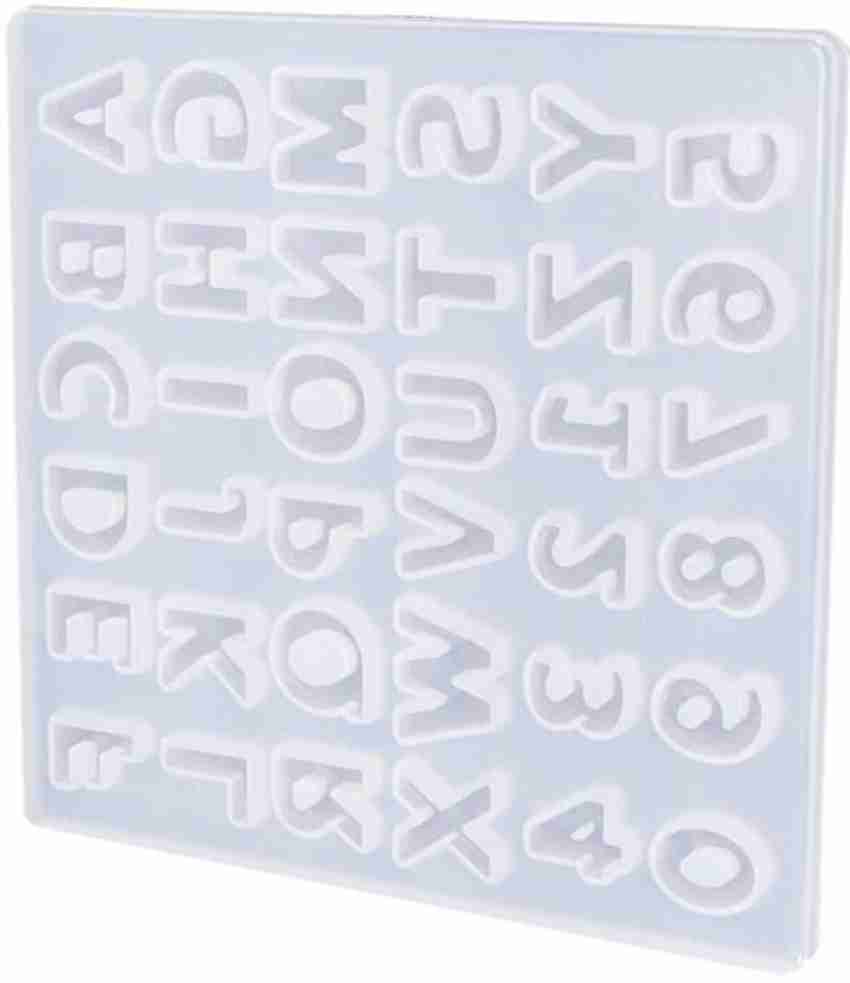26-Letter Silicone Alphabet Molds for DIY Handcrafting and