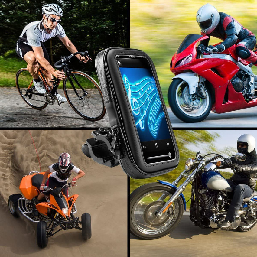 RHONNIUM Bicycle Motorcycle Phone Holder Waterproof Case Phone Pouch Bike Mobile Holder Price in India Buy RHONNIUM Bicycle Motorcycle Phone Holder Waterproof Case Phone Pouch Bike Mobile Holder onlin...