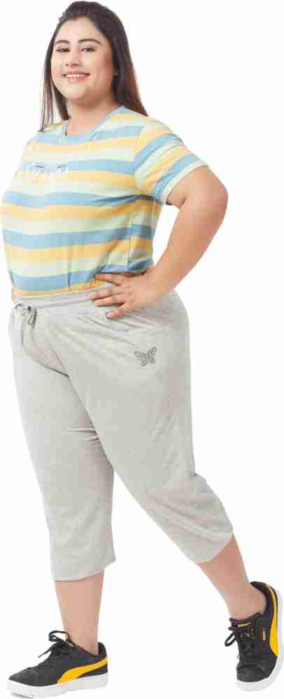 Buy Comfy Cotton Black Plus Size Capris Pants For Women Online In India By  Cupidclothing's – Cupid Clothings