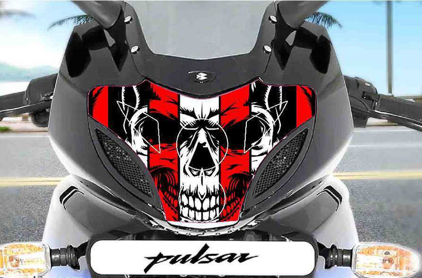 Pulsar 220 headlight sticker online 2025