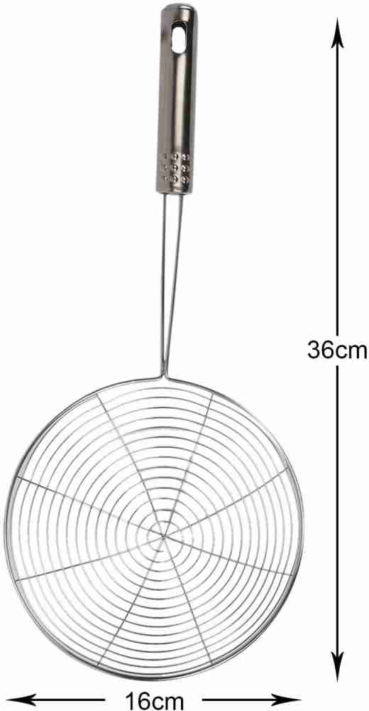 big large mesh Strainers stainless steel Colander Soup Skimmer kitchen  chelf frying scoop noodles dumpling sieve