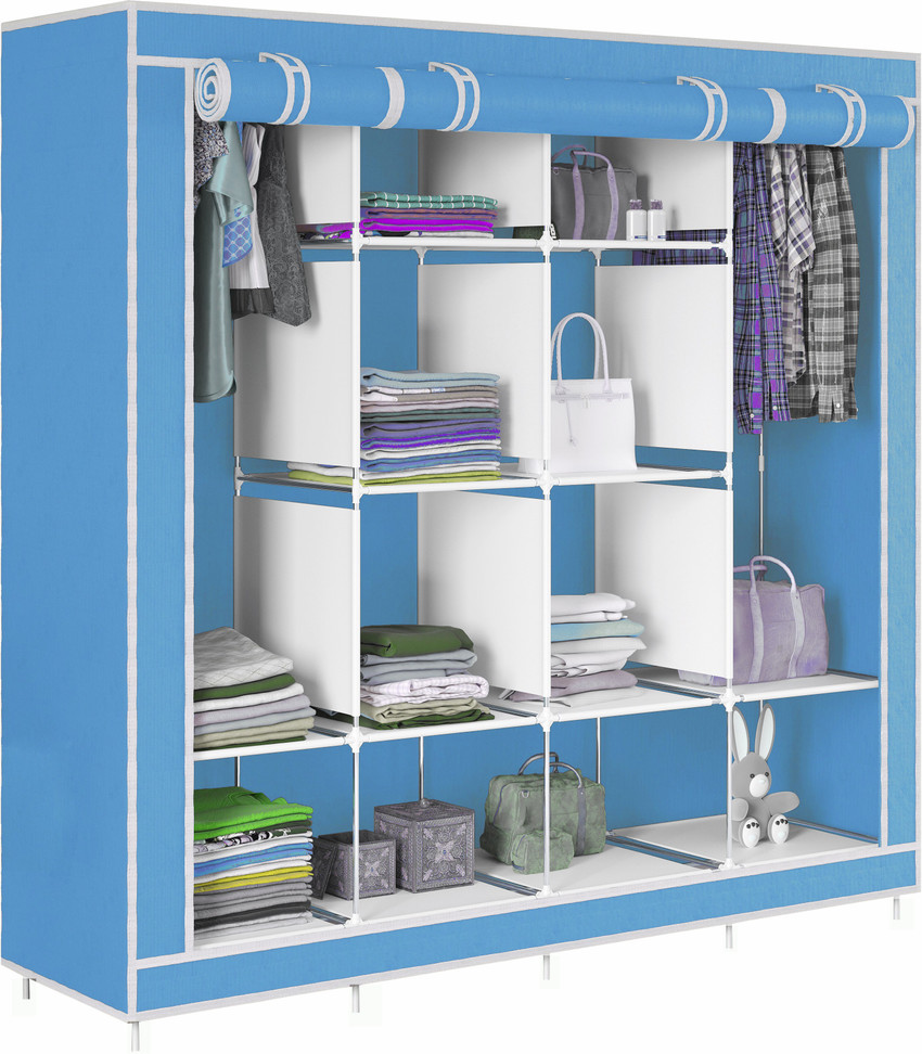 Furnbolo D2 Premium 3 Door 12 Shelf Metal Almirah Price in India