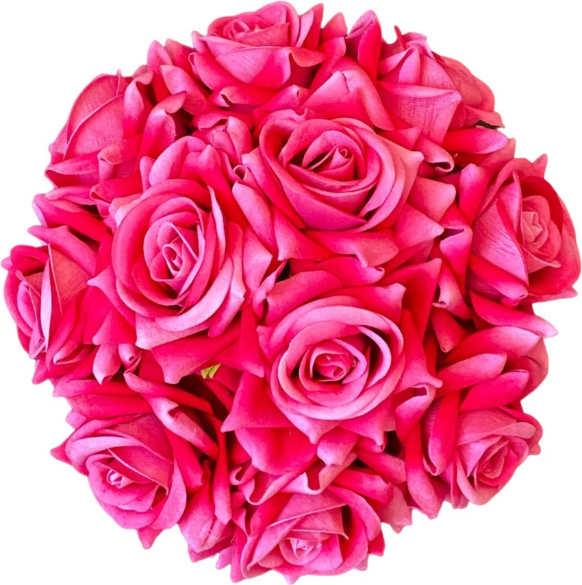 Buy Shivarth Hair Juda Flowers Rose Artficial Hair Juda Festives Designer  Stone For Women Girls - Lowest price in India| GlowRoad
