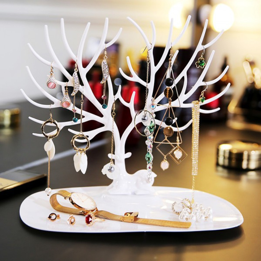 KESHAVART Deer Tree Jewelry Organizer Hook Stand Display Holder and Organizer Jewellery Organizer Price in India Buy KESHAVART Deer Tree Jewelry Organizer Hook Stand Display Holder and Organizer Jewel...