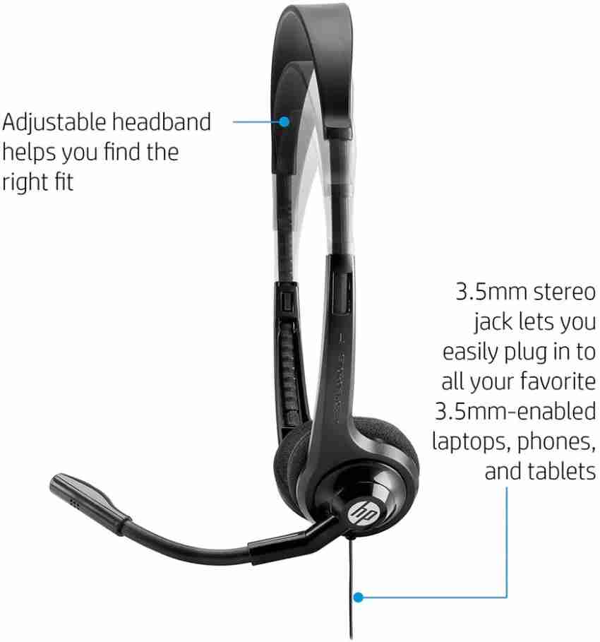 Hp boom 150 stereo headset with mic for pc new arrivals