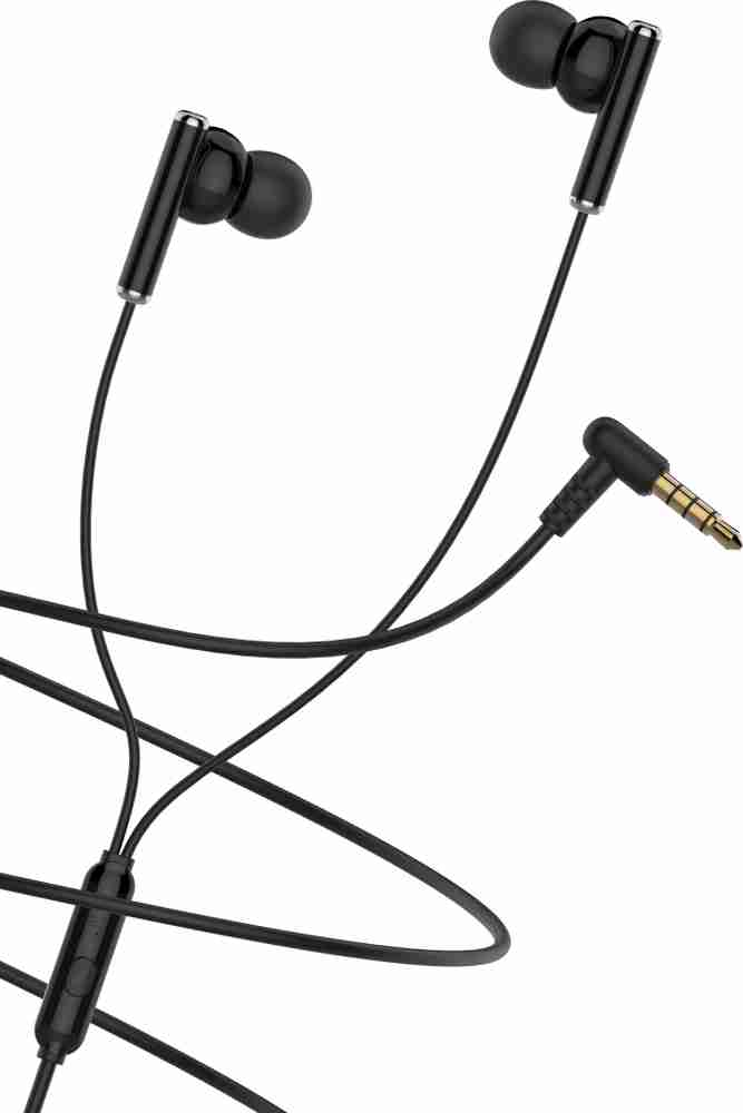 powerstory EP 25 L shape jack 10 mm Driver High Bass Black Wired