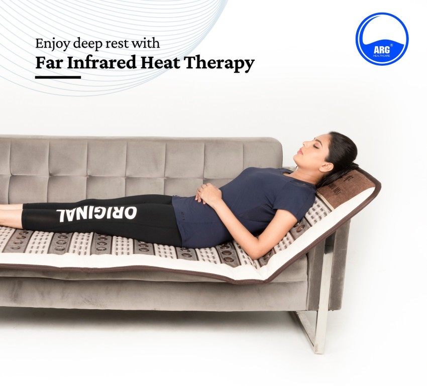 Heating mattress that gives a deep infrared heat in the office chair