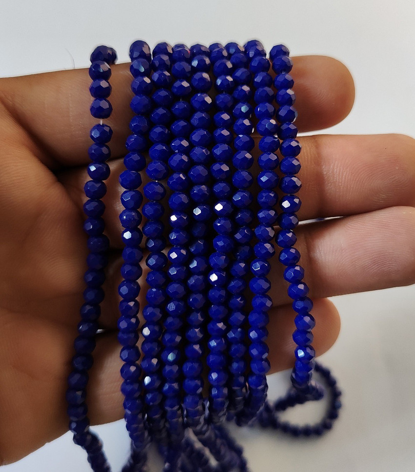 Blue crystal beads online