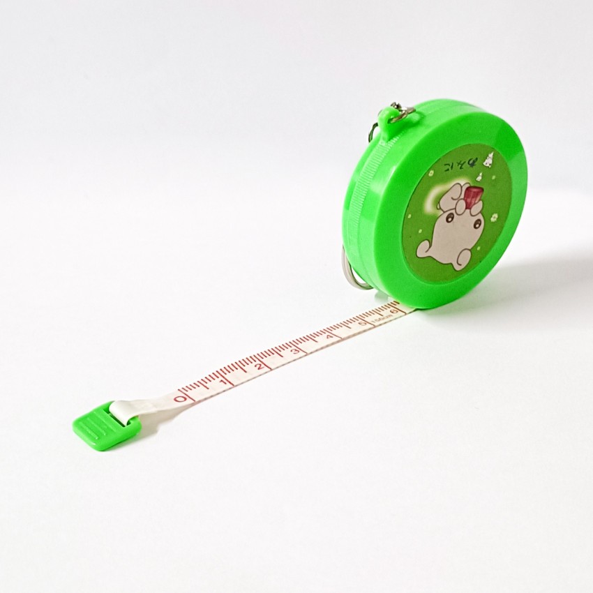 Retractable Measuring Tape, Double-Scale Soft Sewing Tape Push Button