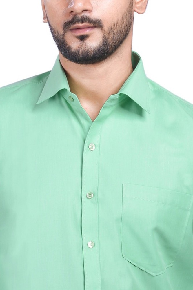 19+ Mens Mint Green Dress Shirt