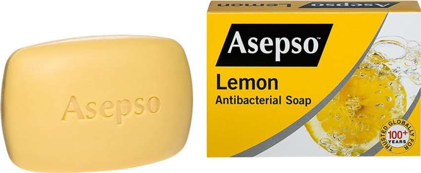 ASEPSO ANTIBACTERIAL Soap 150g pack of 1 imported product LEMON