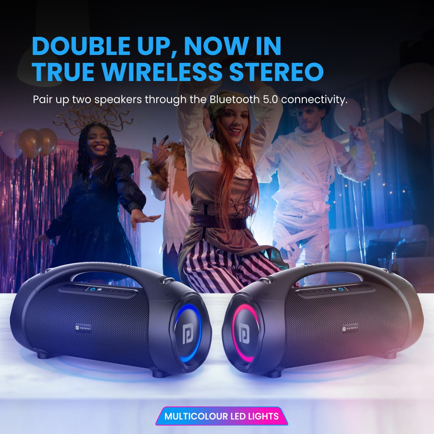 Buy Portronics Dash 12 Wireless Speaker with Wireless Karaoke Mic