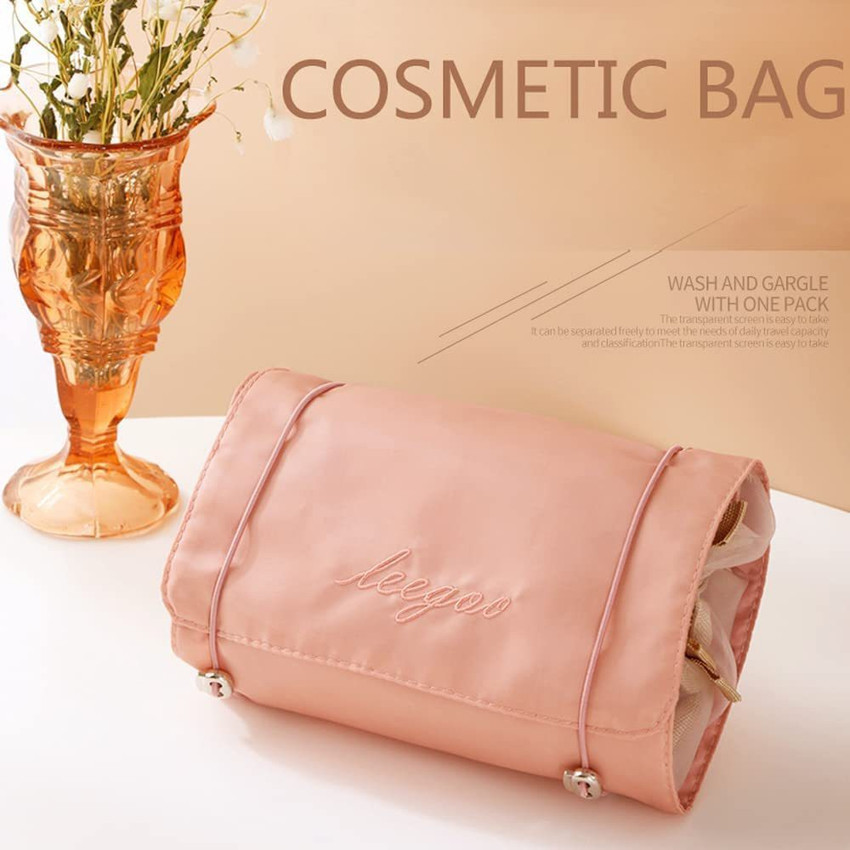 mrquee Veer 4 in 1 Foldable Hanging Roll Up Makeup Toiletry Bag