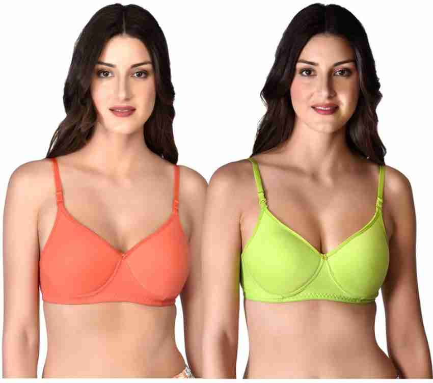 Sleek edge Women T-Shirt Lightly Padded Bra - Buy Sleek edge Women