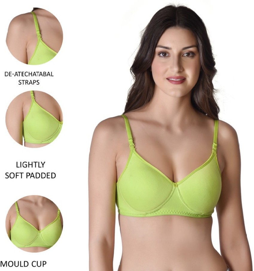 Sleek edge Women T-Shirt Lightly Padded Bra - Buy Sleek edge Women